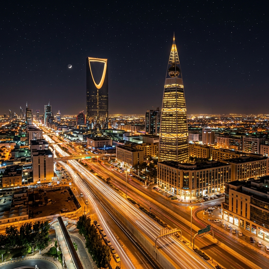 الرياض في المساء